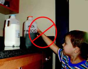 Child Reaching for Pesticide, from EPA